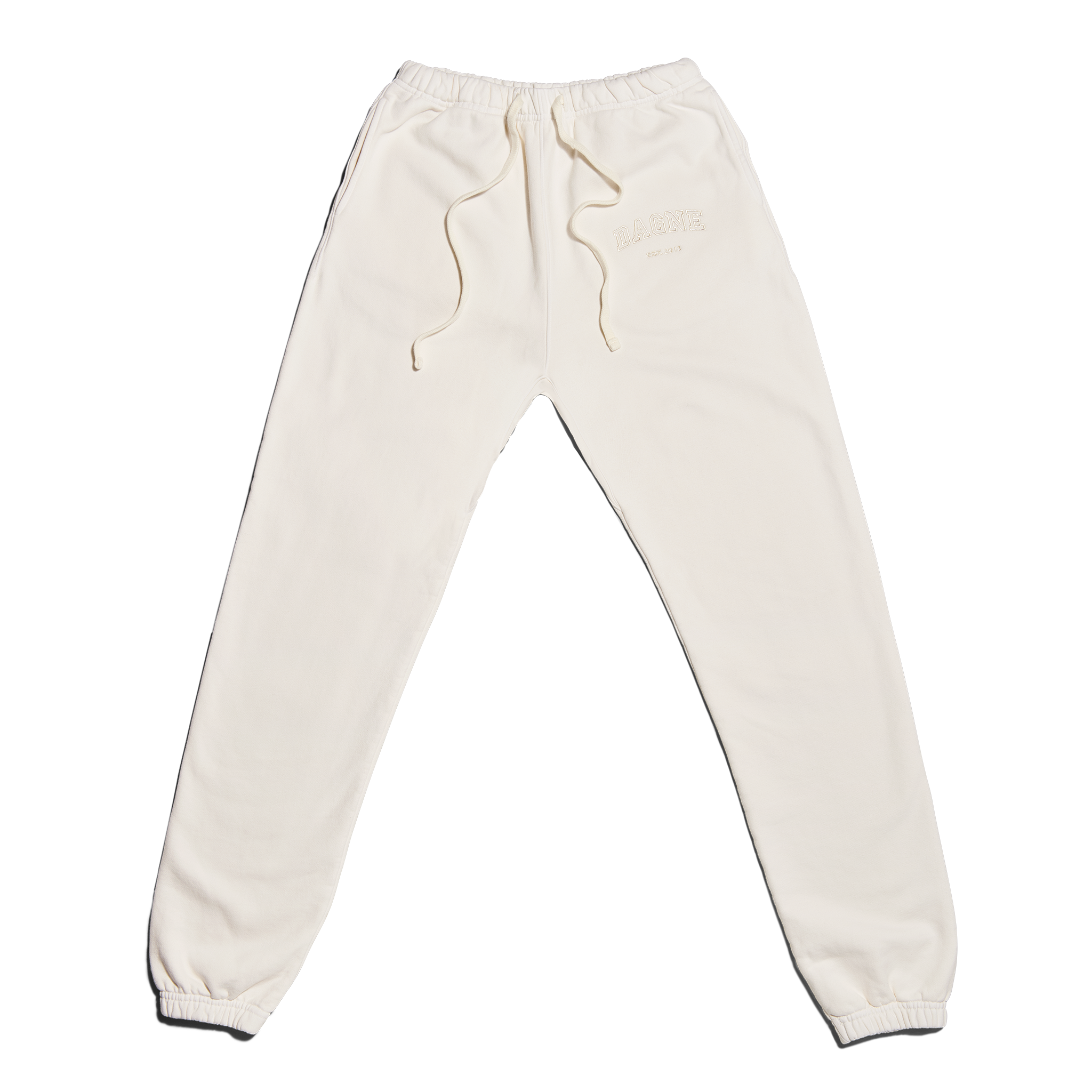 Varsity Logo Sweatpants in Moonbeam, Large