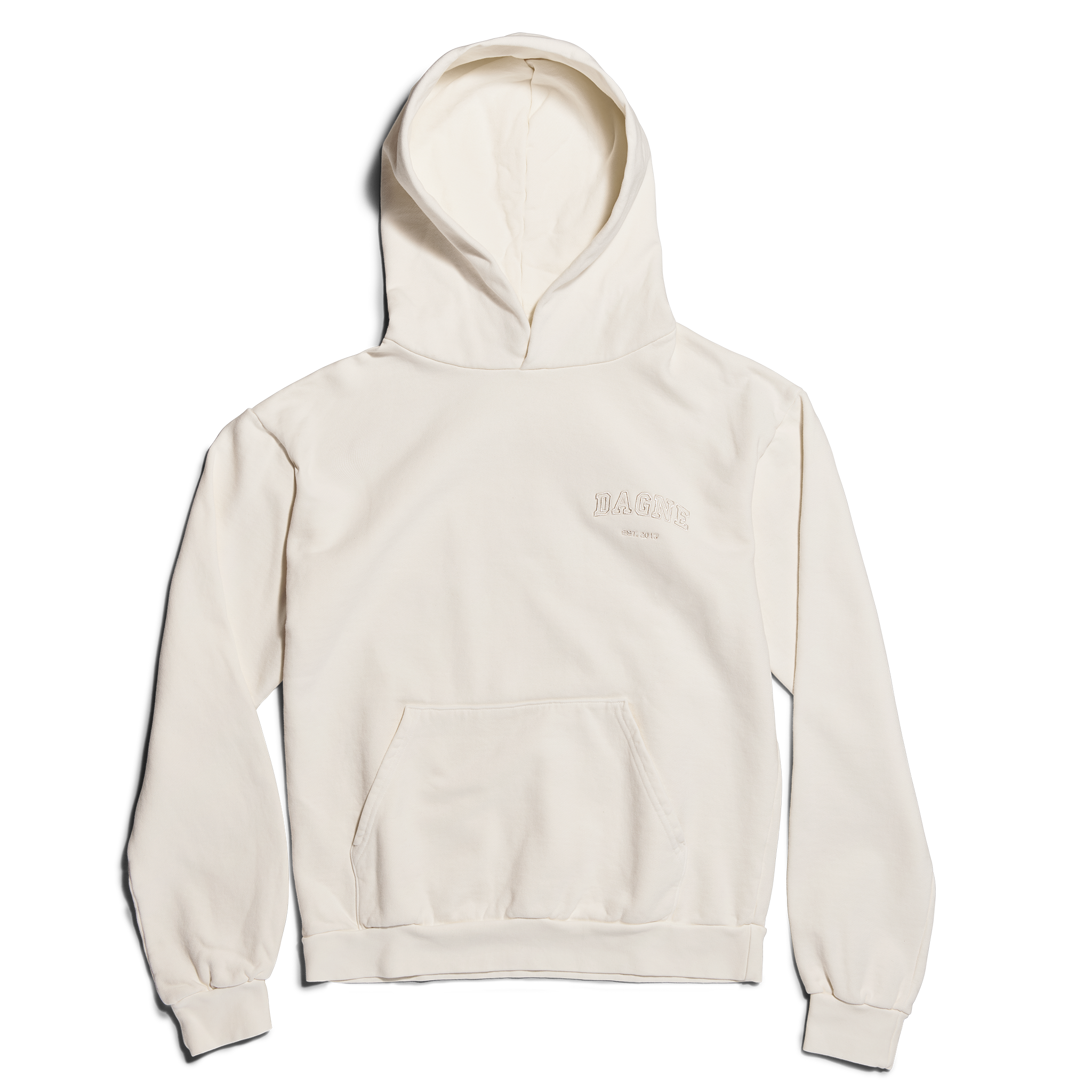 Varsity Logo Hoodie in Moonbeam, 2X